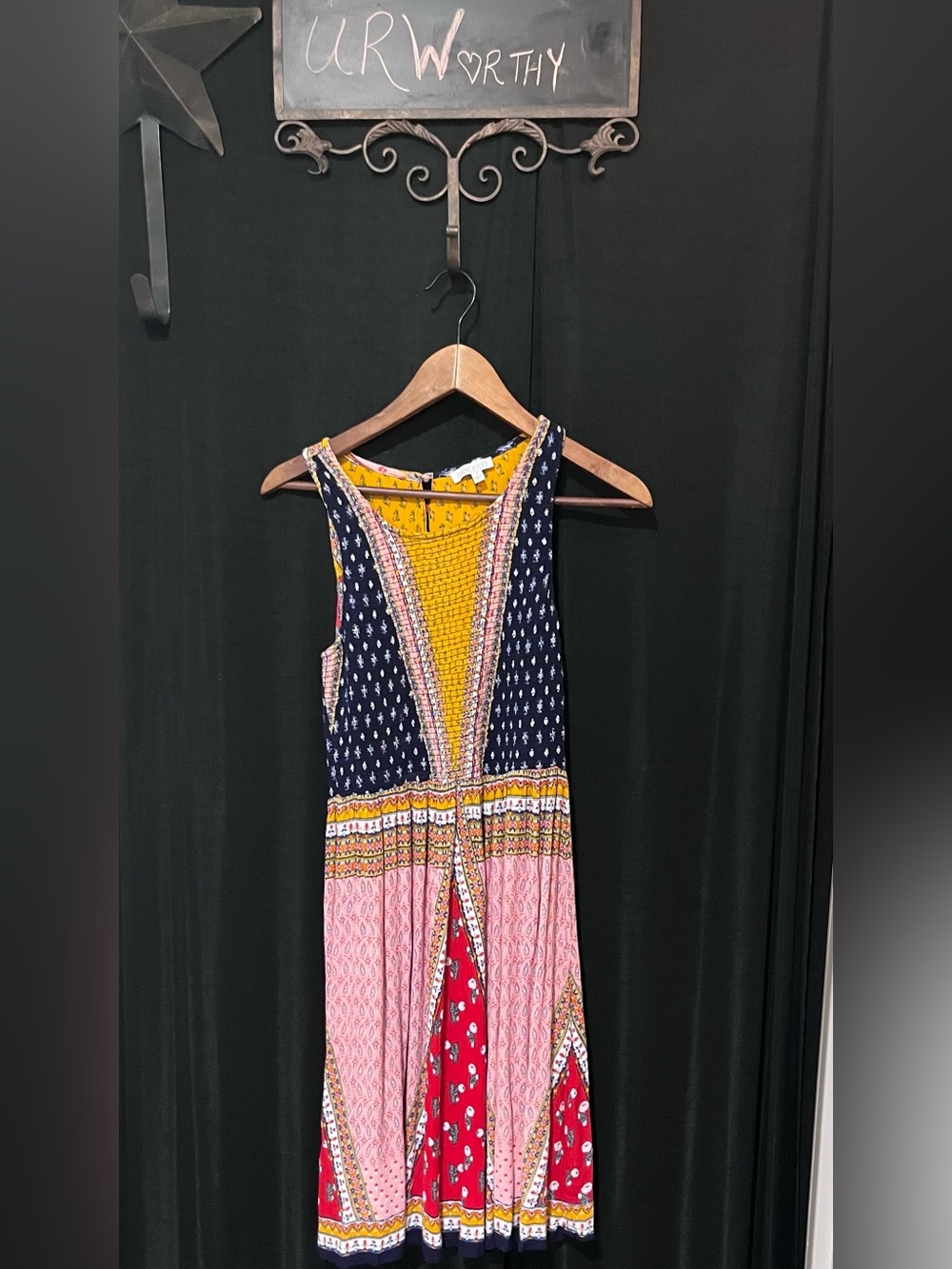 Patrons Of Peace Boho Patchwork Midi Size Medium